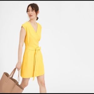 Everlane Japanese Go-weave wrap dress